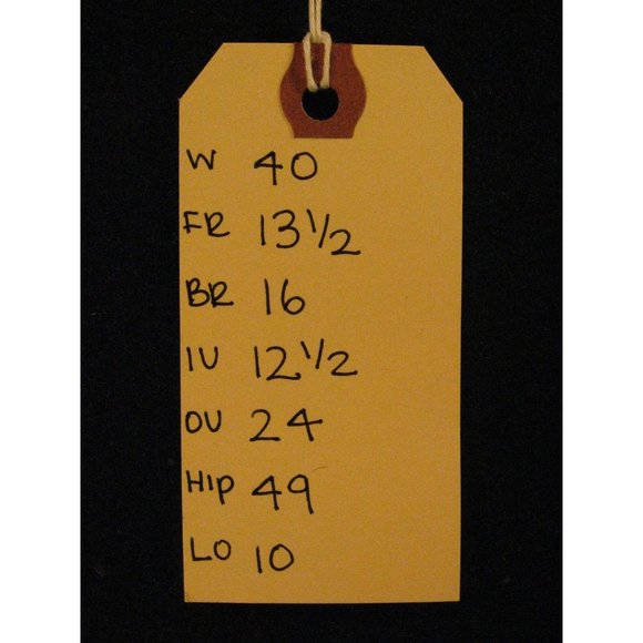 Wrangler Vintage CUTOFF JEAN SHORTS Cut Off W 40 MEASURED Blue Denim - Picture 8 of 8